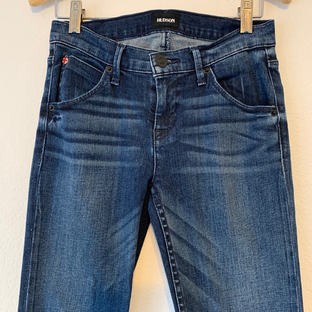 HUDSON BAILEE CROP MIDRISE BABY BOOT JEANS SZ 25 - Picture 10 of 10